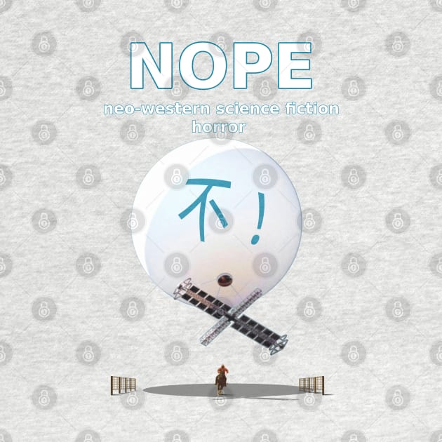 NOPE (2022) movie poster PARODY by SPACE ART & NATURE SHIRTS 